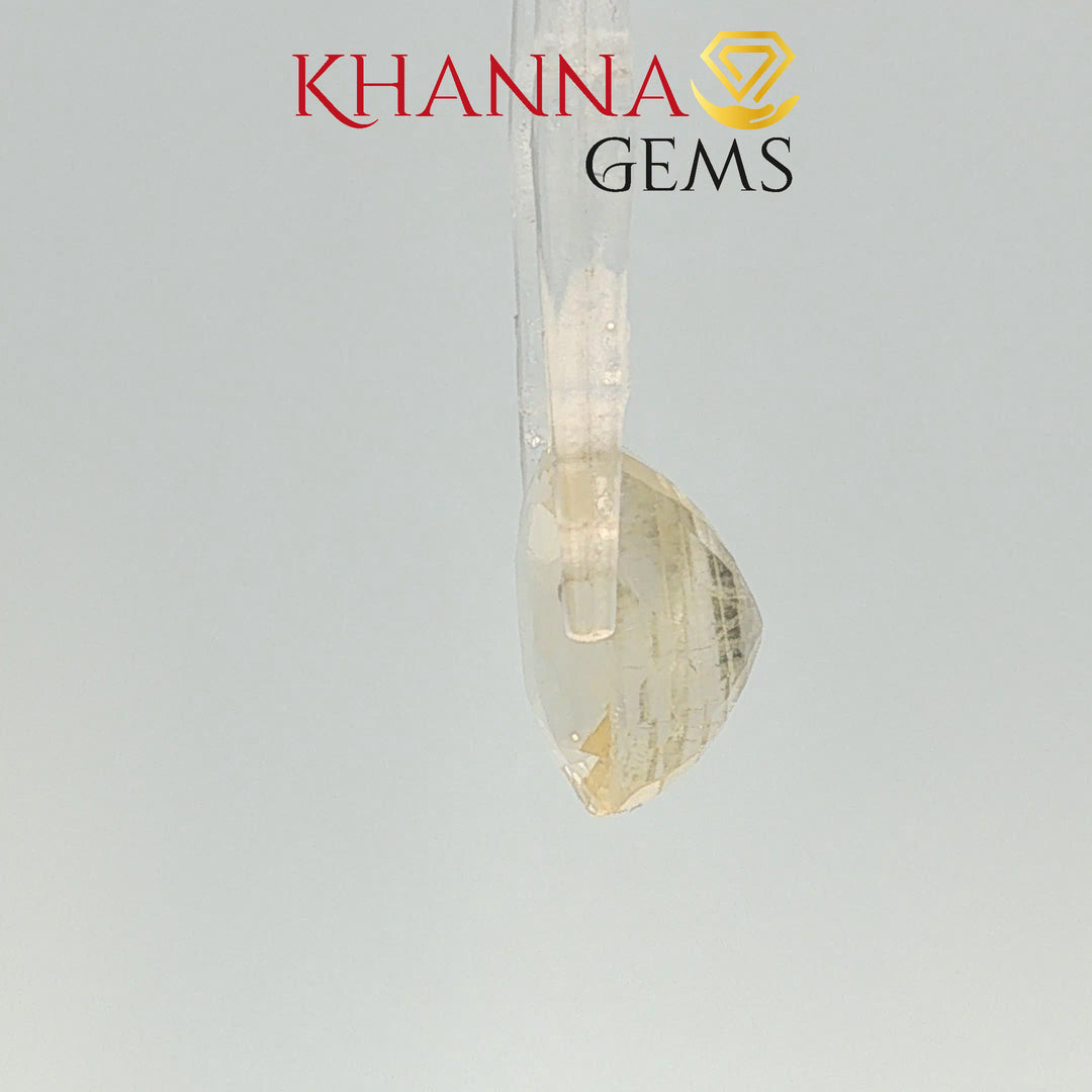 9.20/CT Natural Yellow Sapphire with Govt Lab Certificate-128196