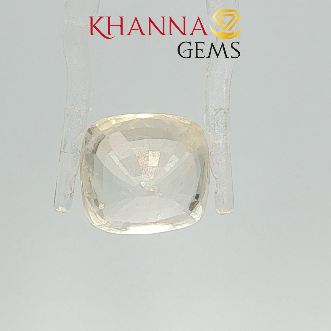 10.24/CT Natural Yellow Sapphire with Govt Lab Certificate-128197