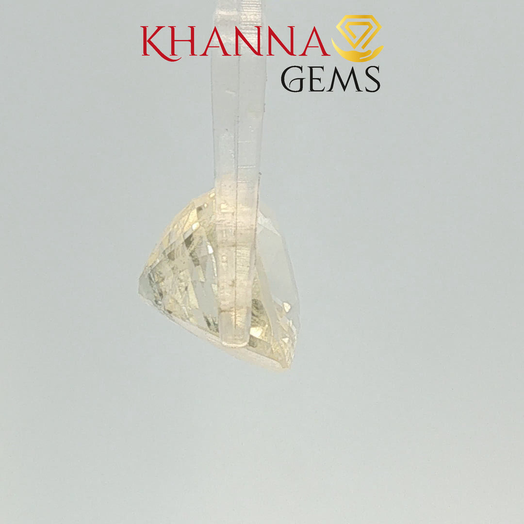 10.24/CT Natural Yellow Sapphire with Govt Lab Certificate-128197