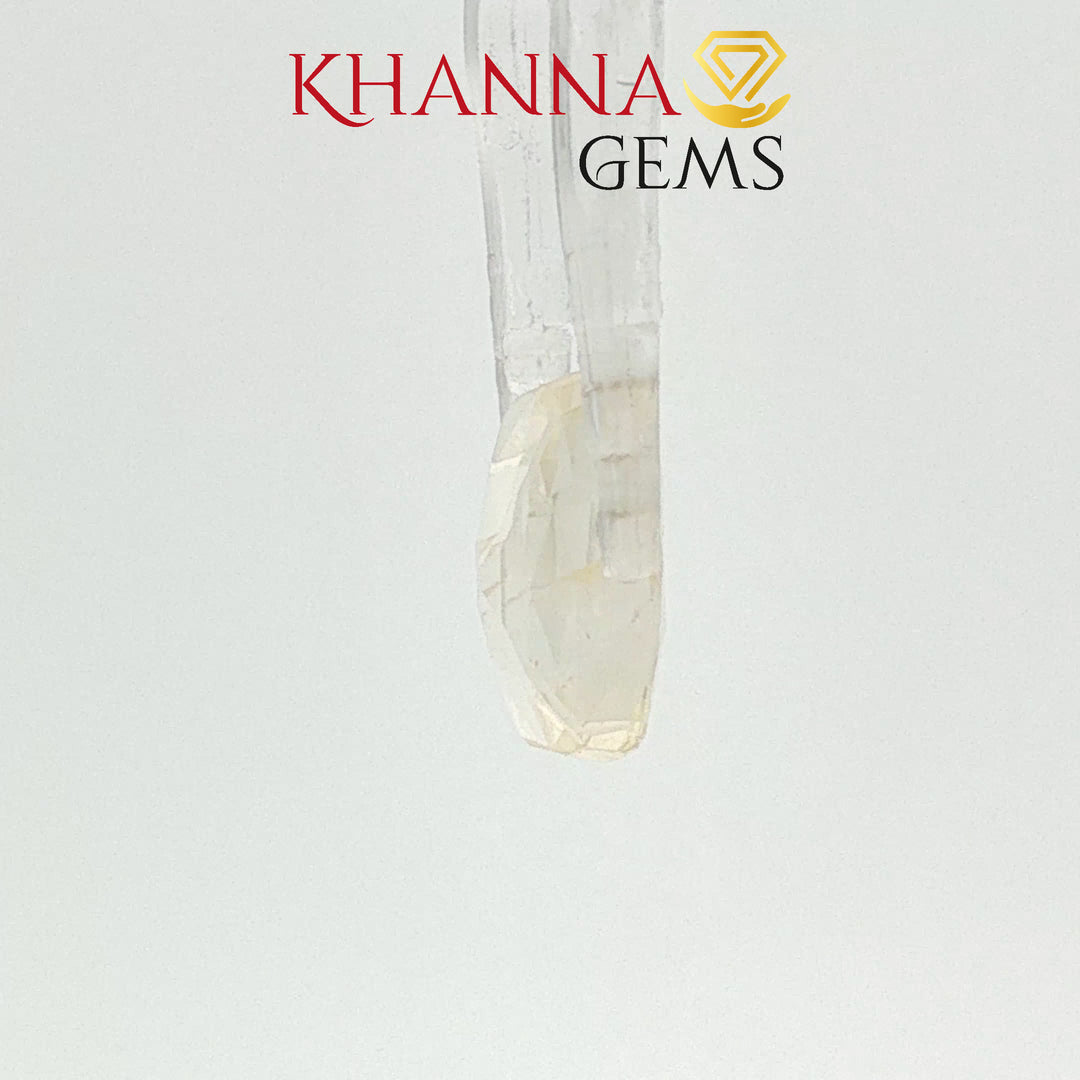 4.08/CT Natural Yellow Sapphire with Govt Lab Certificate-128546