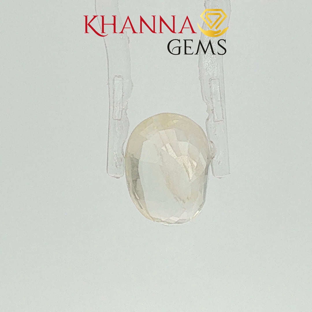 4.95/CT  Natural Yellow Sapphire with Govt Lab Certificate-128550
