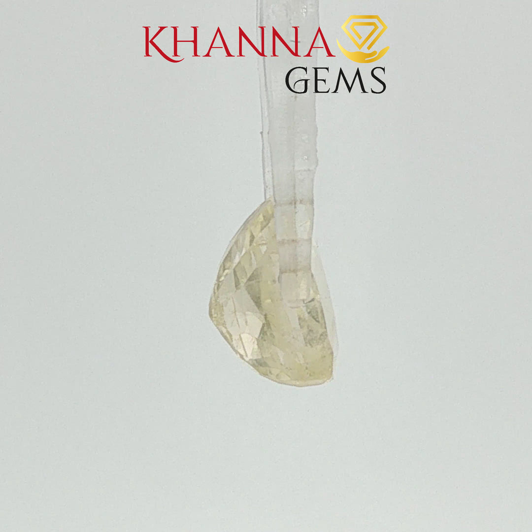4.95/CT  Natural Yellow Sapphire with Govt Lab Certificate-128550