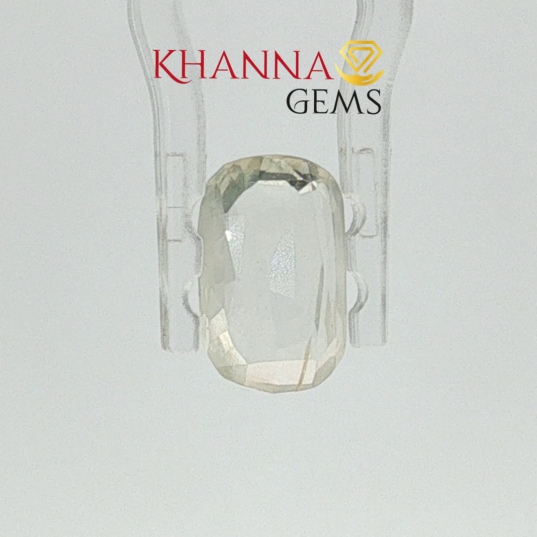 4.04/CT Natural Yellow Sapphire With Govt Lab Certificate-12927D53214