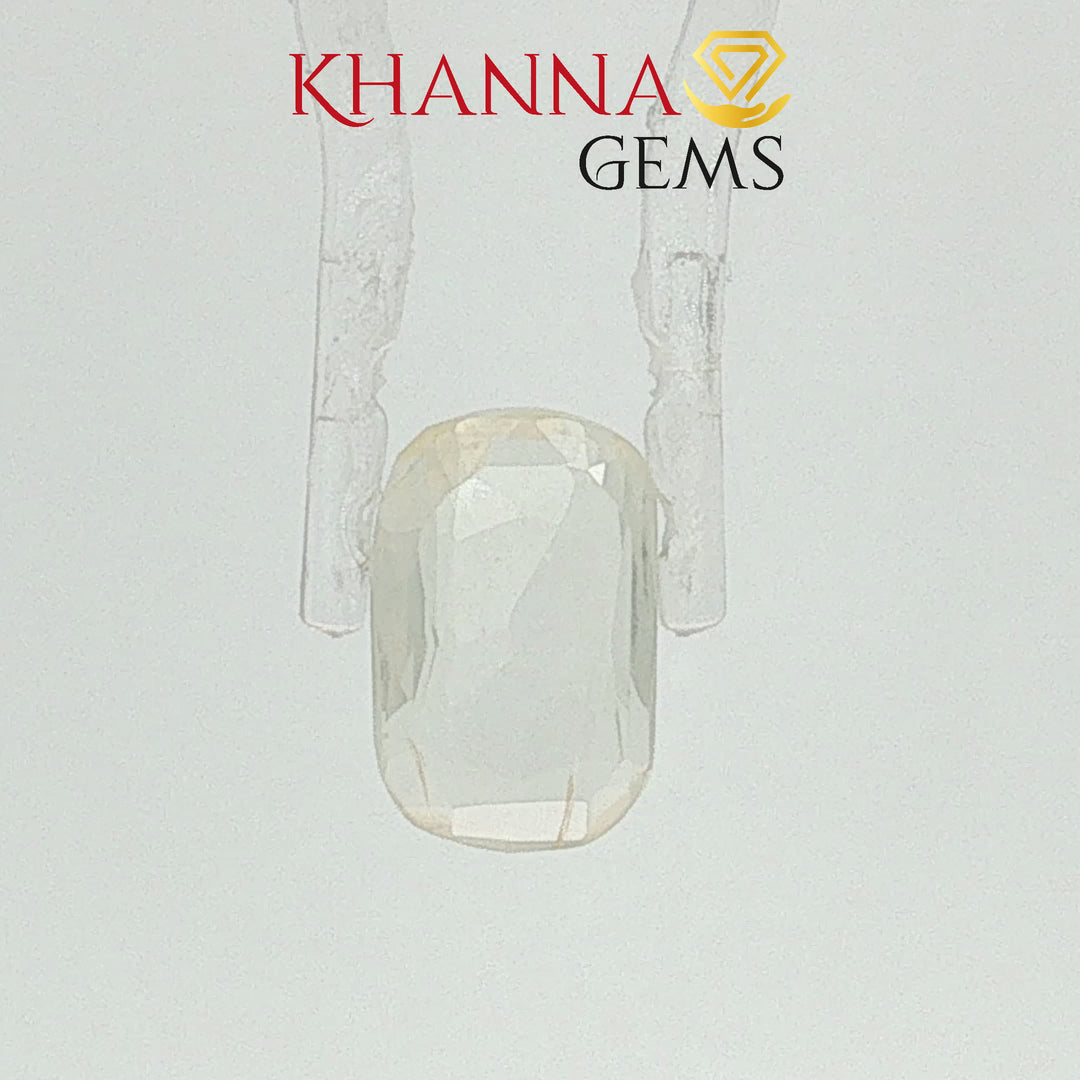 4.04/CT Natural Yellow Sapphire With Govt Lab Certificate-12927D53214