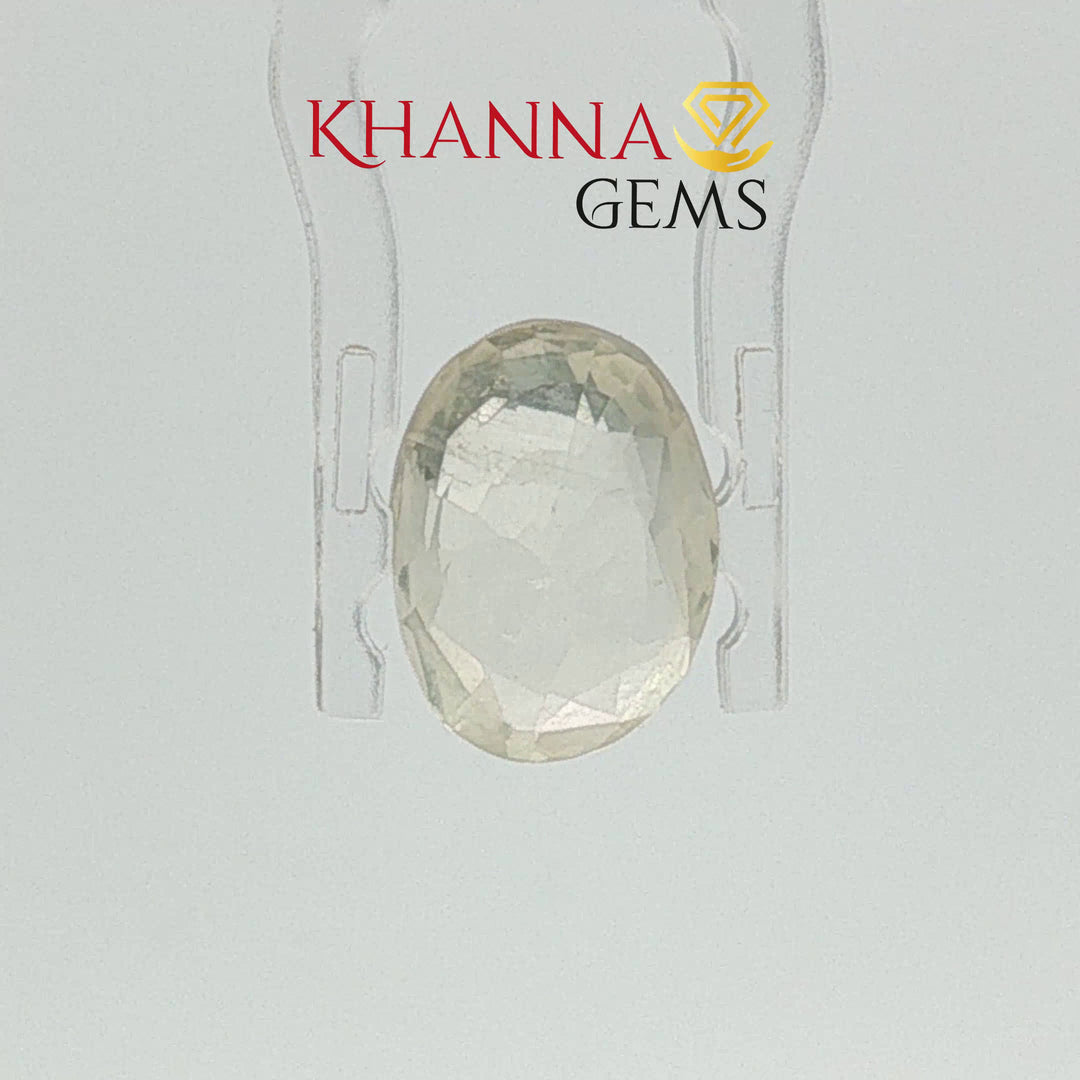4.06/CT Natural Yellow Sapphire With Govt Lab Certificate-12927D53216