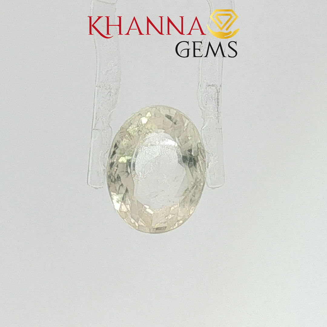 4.93/CT Natural Yellow Sapphire With Govt Lab Certificate-130836