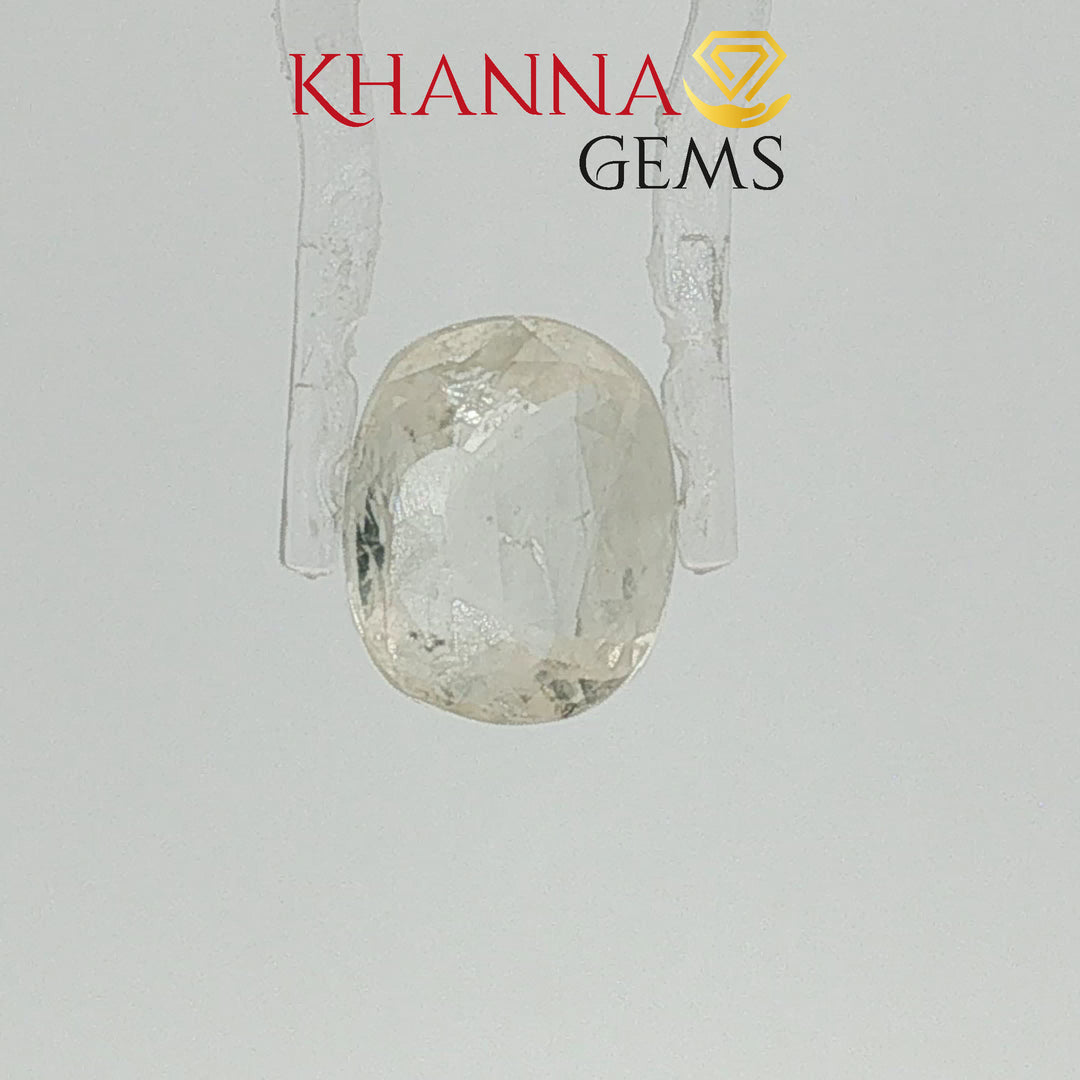 4.98/CT  Natural Yellow Sapphire with Govt Lab Certificate-130842