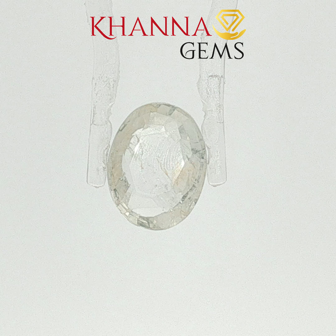 3.69/CT Natural Yellow Sapphire With Govt Lab Certificate-130844