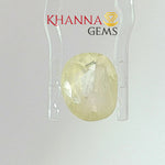 Load image into Gallery viewer, 6.39/CT Natural Yellow Sapphire With Govt Lab Certificate-13108D53946
