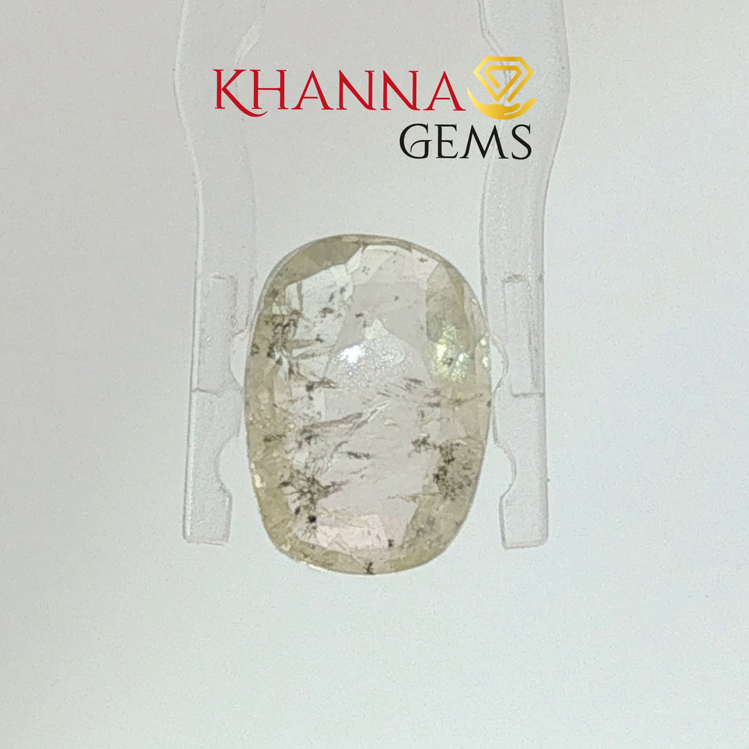4.62/CT Natural Yellow Sapphire With Govt Lab Certificate-13108D53947