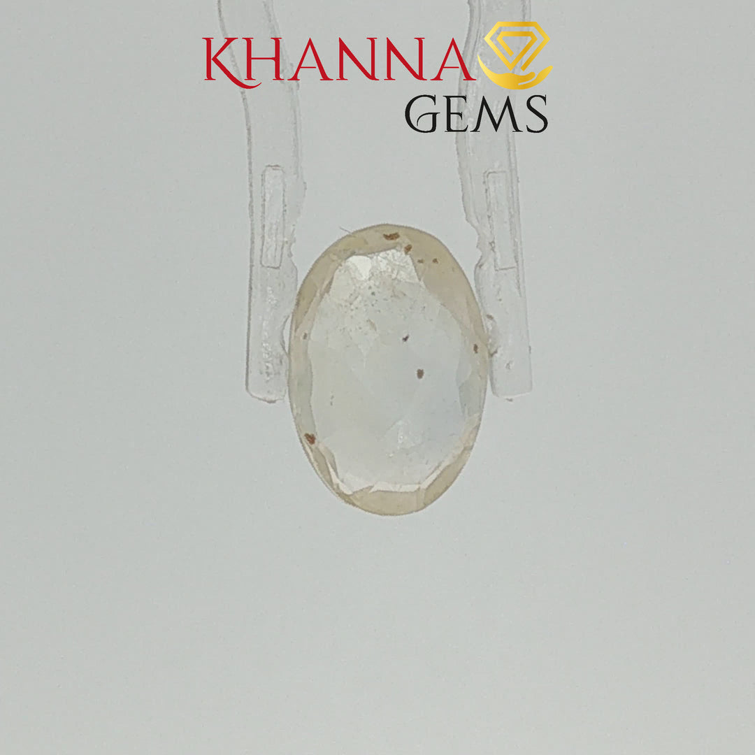 3.67/CT  Natural Yellow Sapphire with Govt Lab Certificate-137214