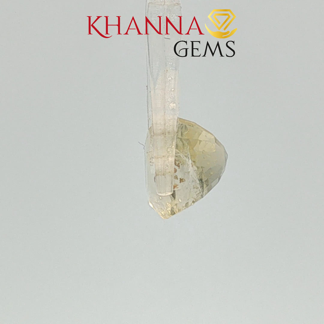 4.93/CT Natural Yellow Sapphire with Govt Lab Certificate-1577D3732