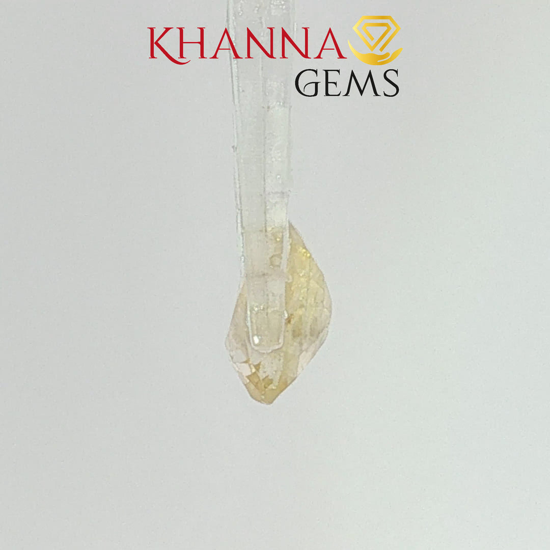 2.96/CT Natural Yellow Sapphire with Govt Lab Certificate-2305D6680
