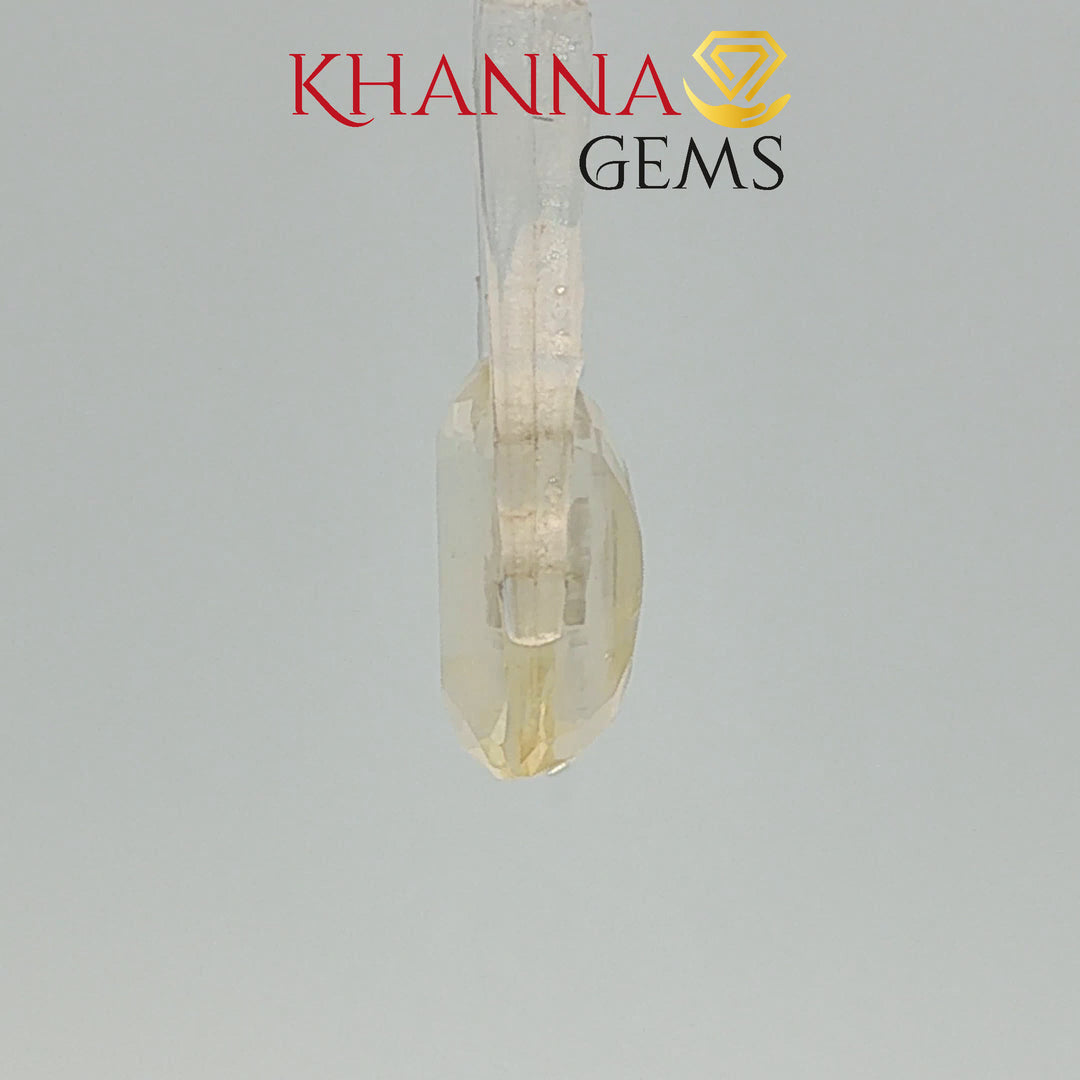 5.53/CT Natural Yellow Sapphire with Govt Lab Certificate-2361D7035
