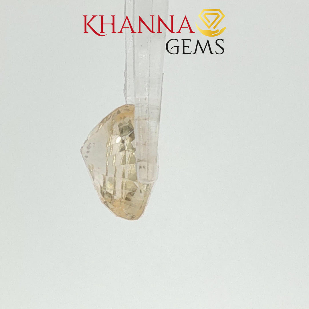 4.89/CTNatural Yellow Sapphire with Govt Lab Certificate-2361D7037