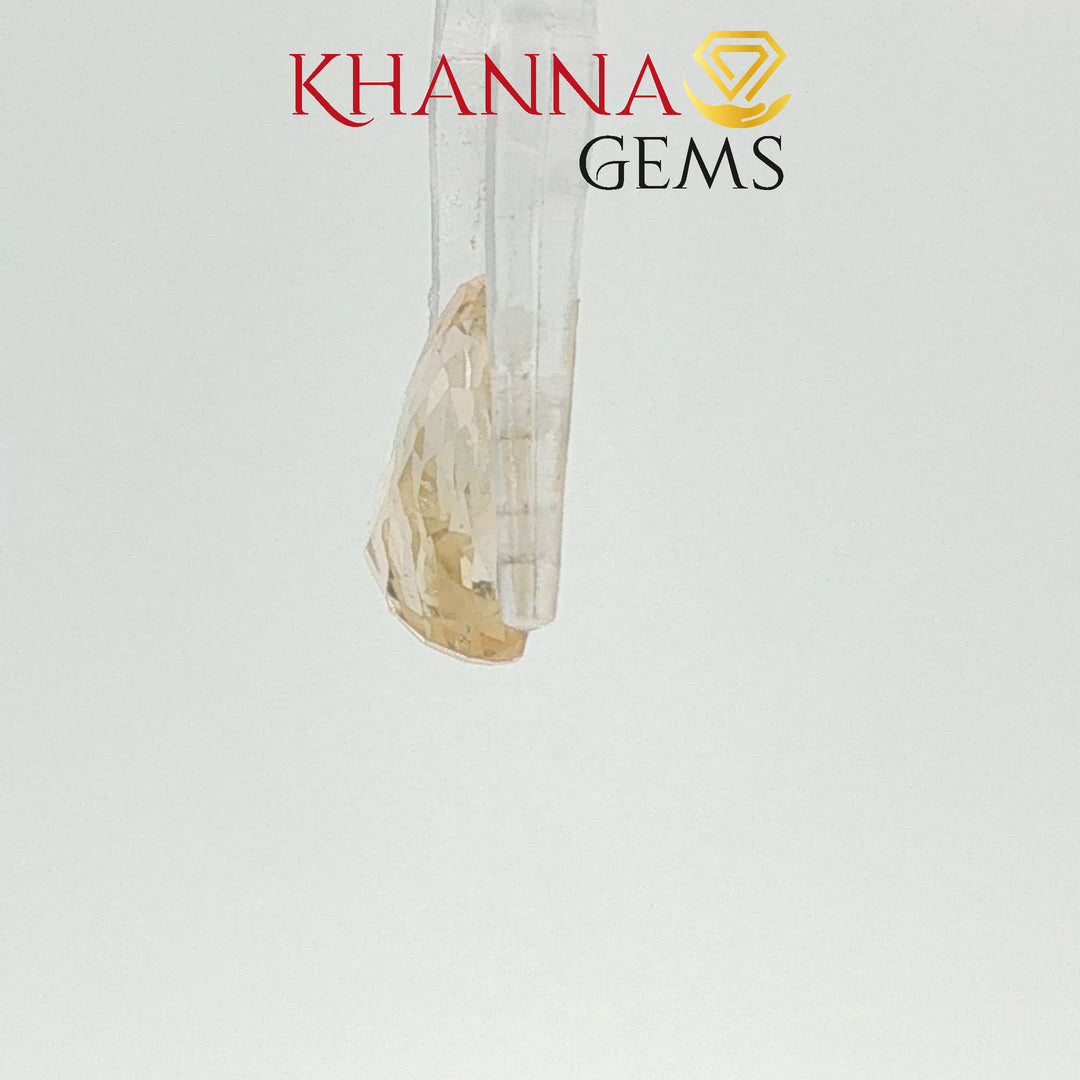 4.98/CT Natural Yellow Sapphire with Govt Lab Certificate-2361D7038