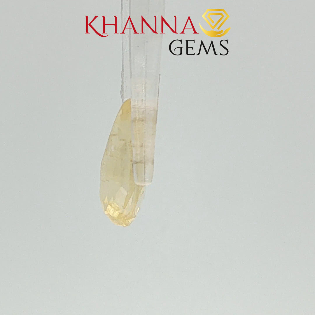 3.14/CT Natural Yellow Sapphire with Govt Lab Certificate-2396D7205