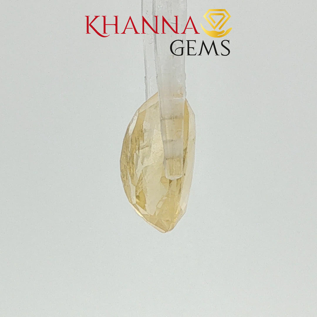 6.67/CT  Natural Yellow Sapphire With Govt Lab Certificate-3465D12039