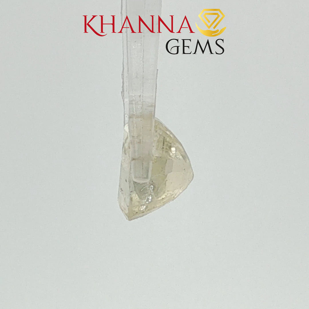 3.60/CT Natural yellow sapphire with Govt Lab Certificate-68797