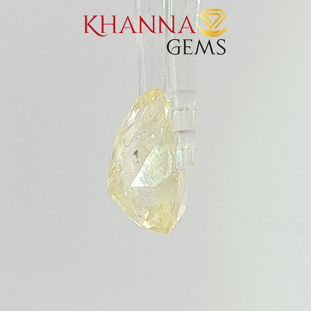 7.21/CT  Natural Yellow Sapphire with Govt Lab Certificate-6897D26848