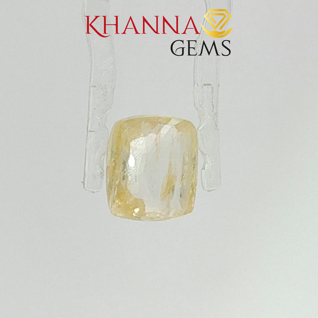 3.95/CT  Natural Yellow Sapphire with Govt Lab Certificate-7332D28756