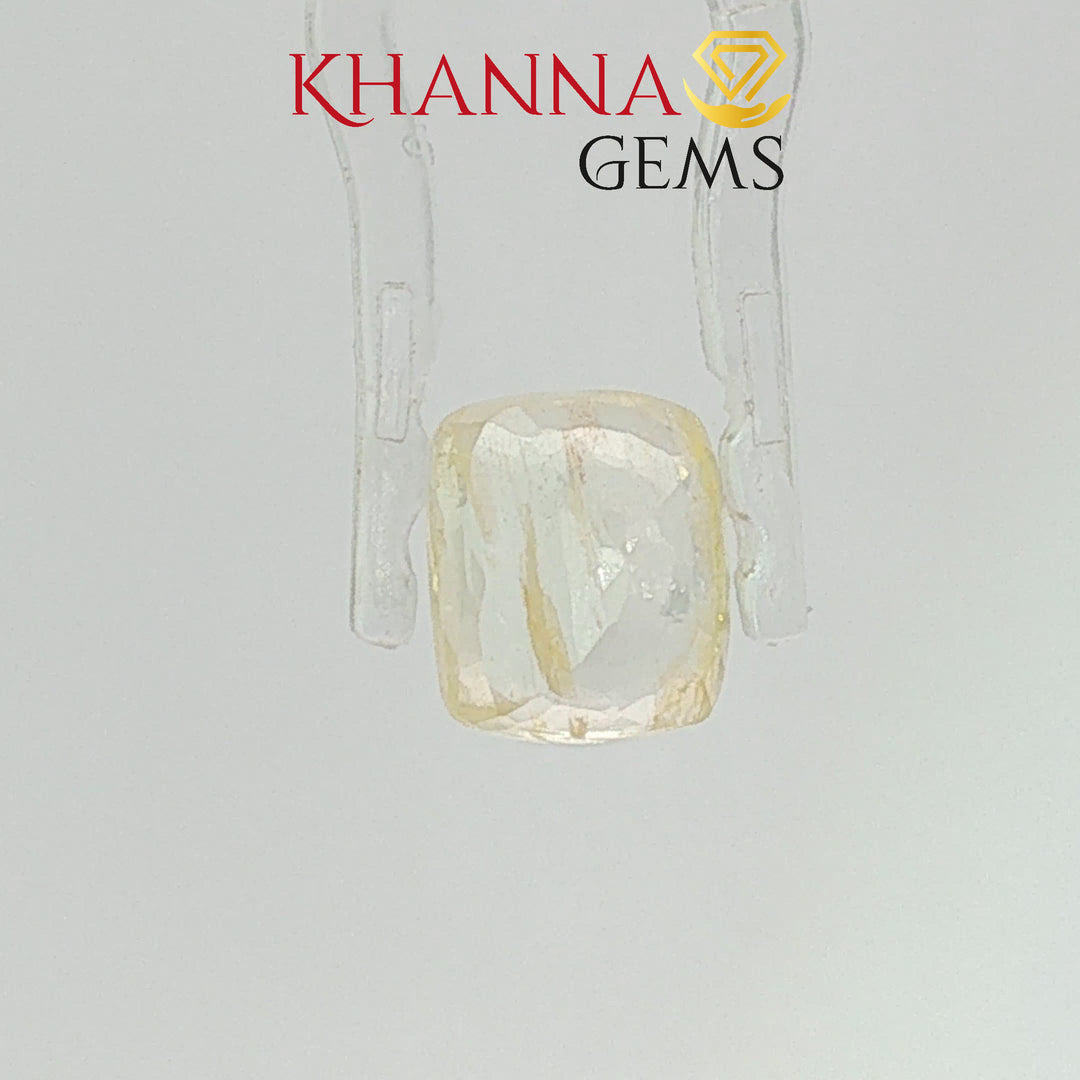 3.95/CT  Natural Yellow Sapphire with Govt Lab Certificate-7332D28756