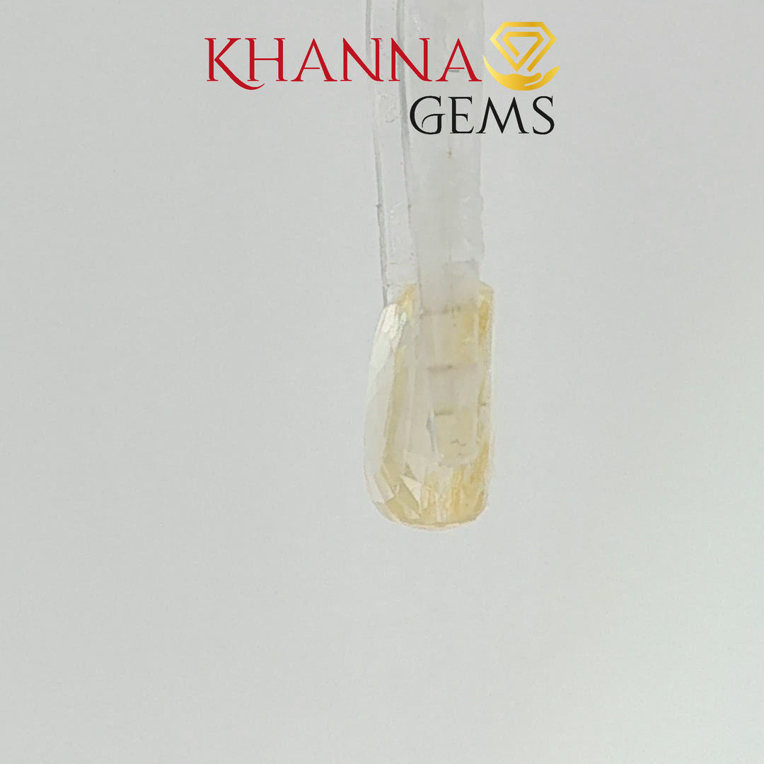 3.95/CT  Natural Yellow Sapphire with Govt Lab Certificate-7332D28756