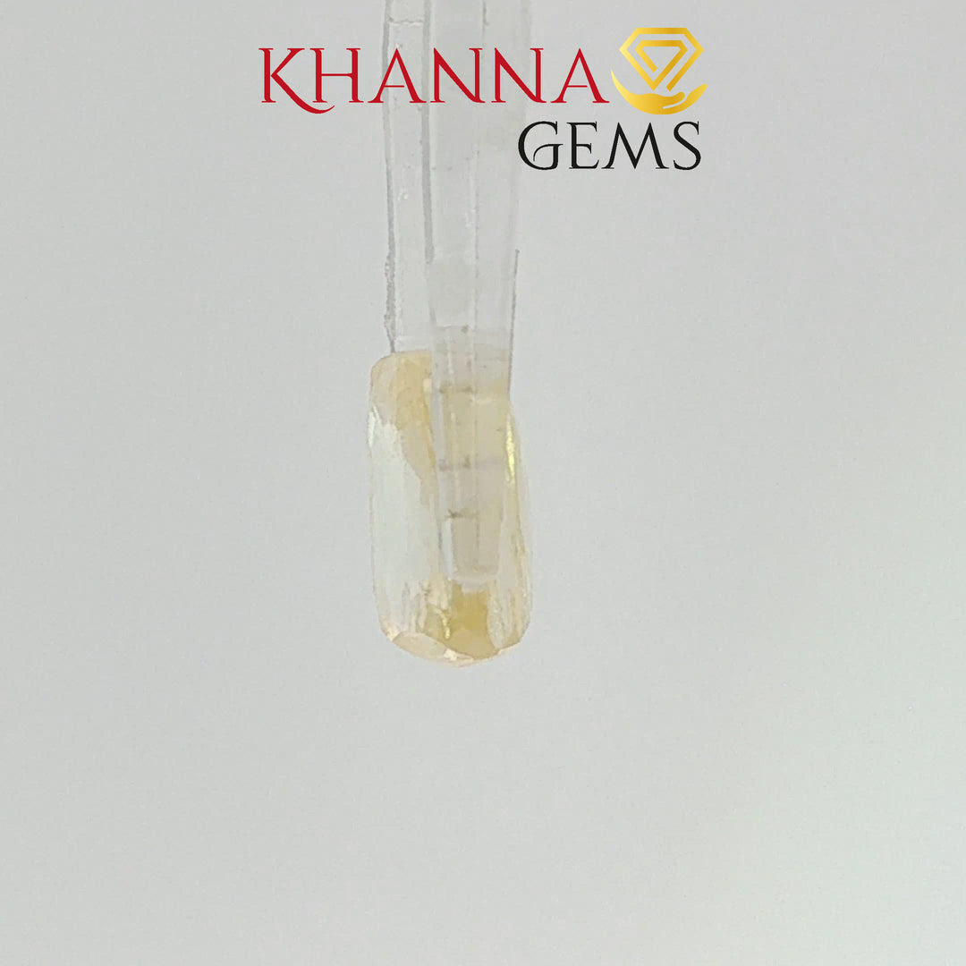 3.95/CT  Natural Yellow Sapphire with Govt Lab Certificate-7332D28756