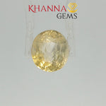 Load image into Gallery viewer, 6.73/CT Natural Yellow Sapphire With Govt Lab Certificate - 8039D32149