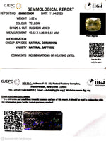 Load image into Gallery viewer, 5.82/CT Natural Super Premium Yellow Sapphire