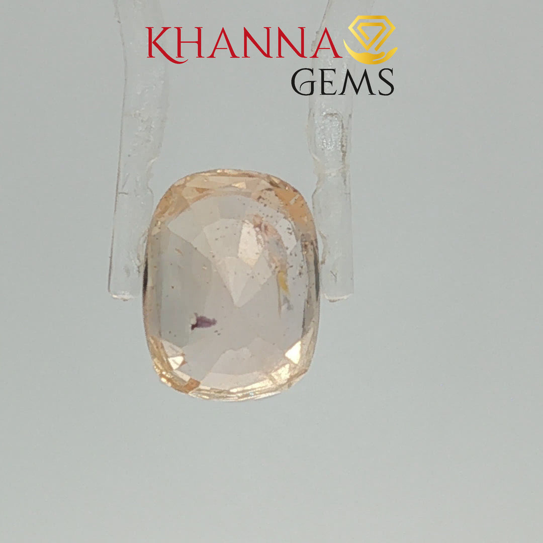 6.39/CT Natural Yellow Sapphire with Govt Lab Certificate-86756