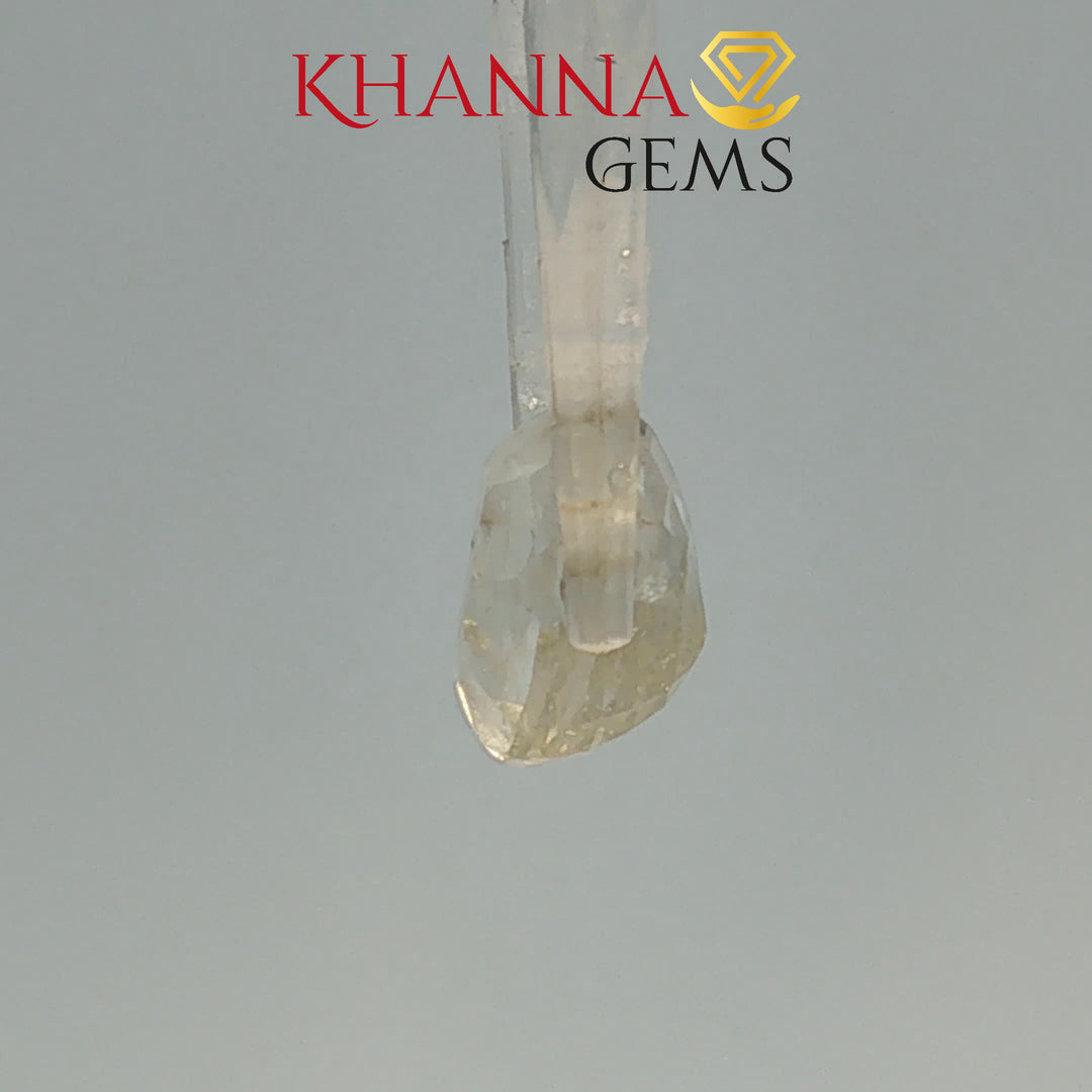 3.89/CT Natural Yellow Sapphire With Govt Lab Certificate-9642D39043