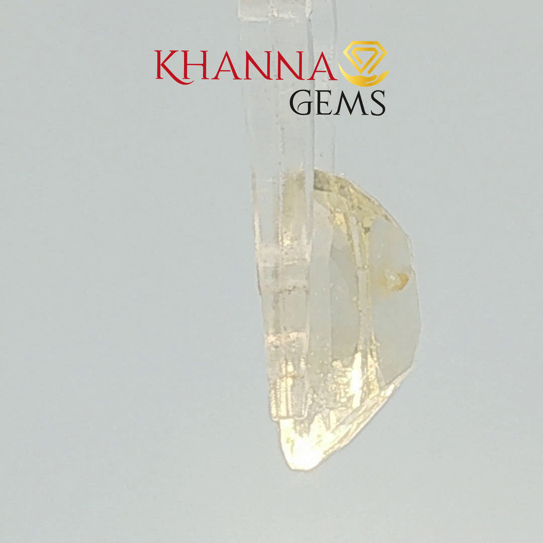 6.32/CT Natural Yellow Sapphire With Govt Lab Certificate (56610)