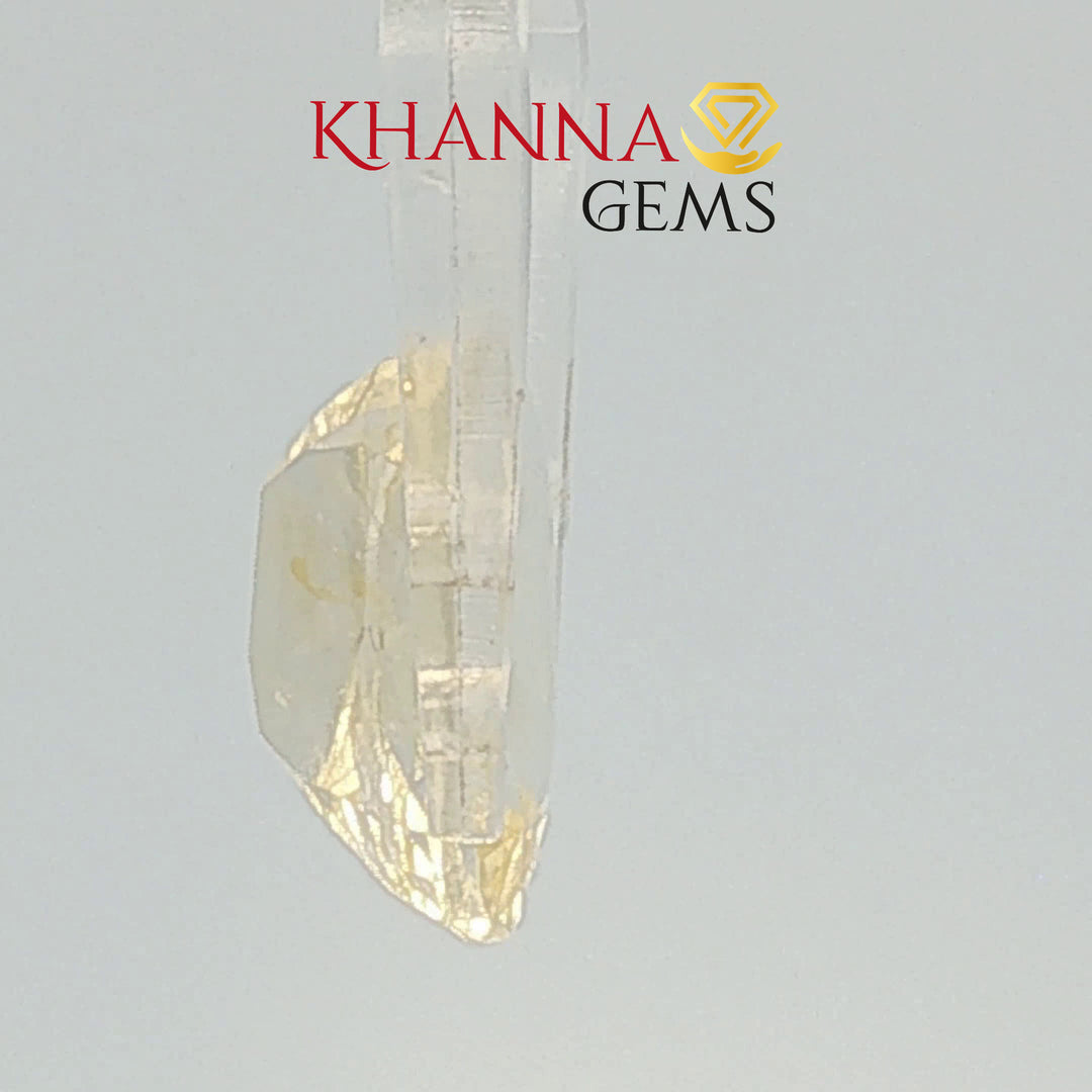 6.32/CT Natural Yellow Sapphire With Govt Lab Certificate (56610)