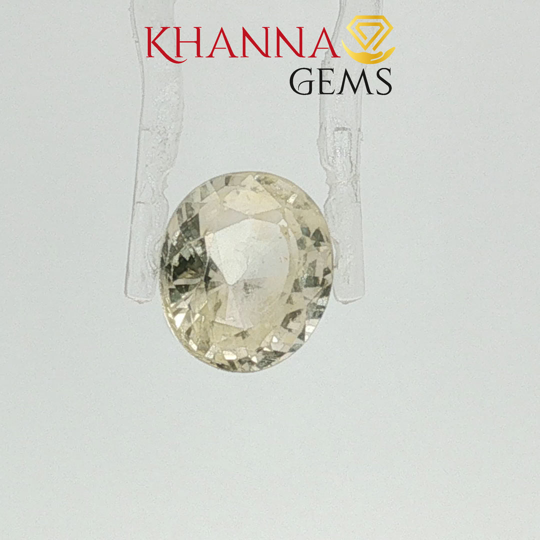 4.93/CT Natural Yellow Sapphire With Govt Lab Certificate-9820D39738