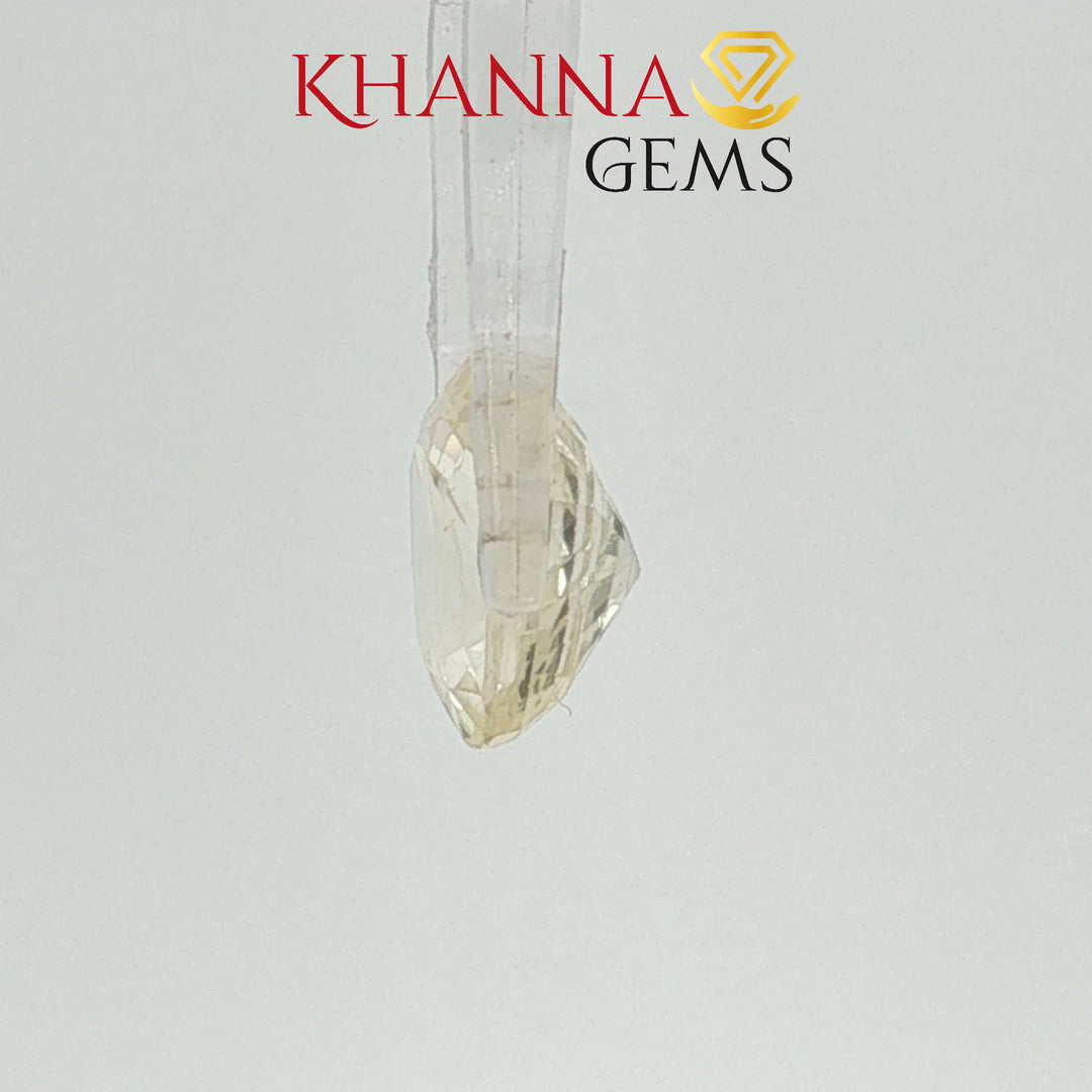 4.93/CT Natural Yellow Sapphire With Govt Lab Certificate-9820D39738