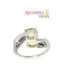Load image into Gallery viewer, 4.90/GM  YELLOW TOPAZ AMETHYST RING Earrings - G0247