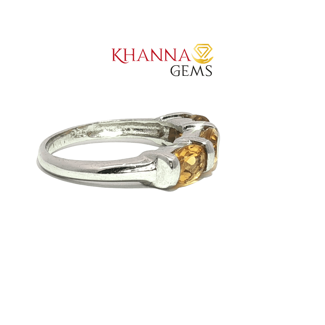 4.00/GM  YELLOW TOPAZ RING Earrings - G0246