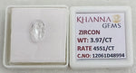 Load image into Gallery viewer, 3.97/CT Natural Zircon with Govt. Lab certificate-12061D48994