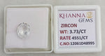 Load image into Gallery viewer, 3.73/CT Natural Zircon with Govt. Lab certificate-12061D48995
