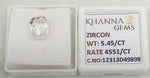Load image into Gallery viewer, 5.45/CT Natural Zircon with Govt. Lab certificate-12313D49898