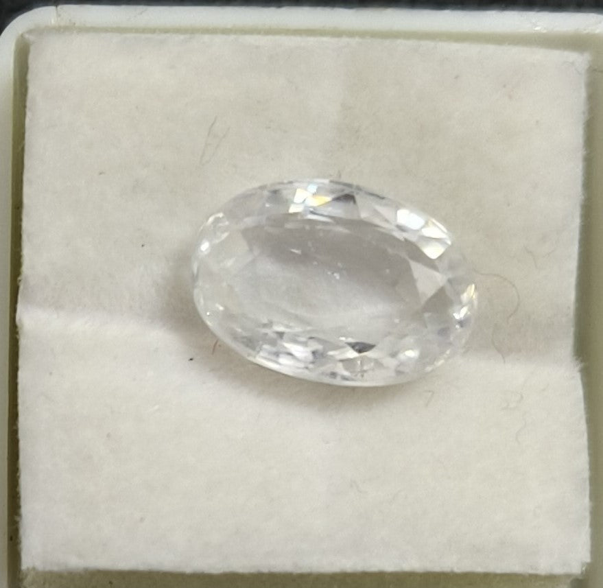 6.96/CT Natural Zircon with Govt. Lab certificate (3441)