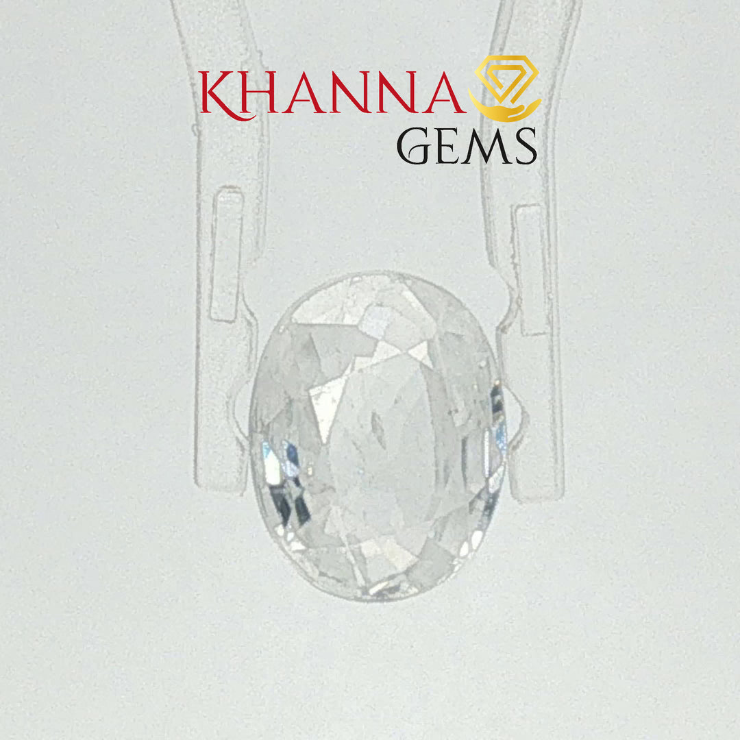 4.01/CT Natural Zircon with Govt. Lab certificate 4834D17537