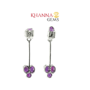 5.20/GM Royal Zircon Amethyst Earrings - G0034