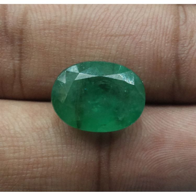 8.83/CT Natural Panna Stone With Govt. Lab Certificate (8991)