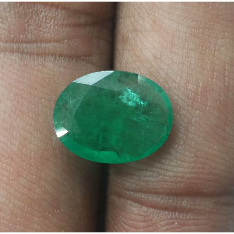 4.59 Ratti Natural Panna Stone With Govt.Lab Certificate-(23310)