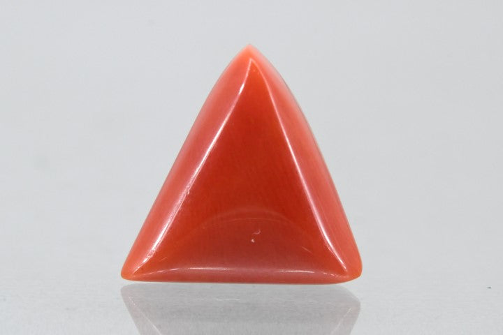 6.91/CT Natural Triangular Red Coral (1054)