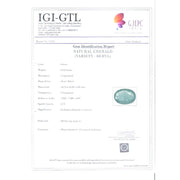 9.92/CT Natural Panna Stone with Govt. Lab Certificate (12210)