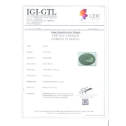 4.97 Ratti Natural Panna Stone with Govt. Lab Certificate (3100)