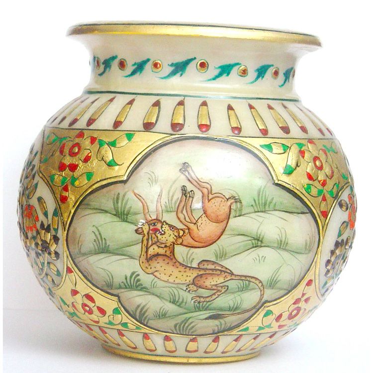 DECORATION ITEMS - GOLD PAINTED